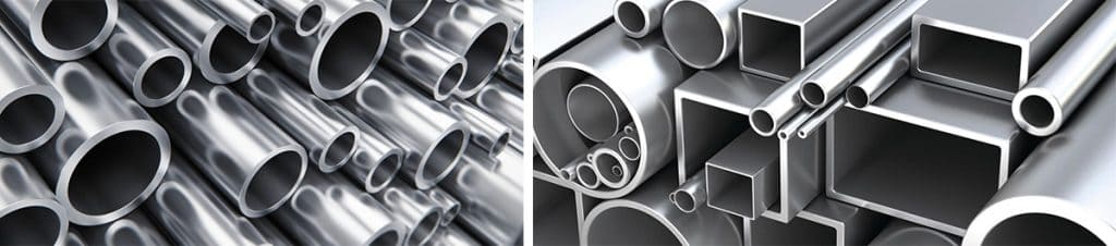 Aluminum tube and pipe