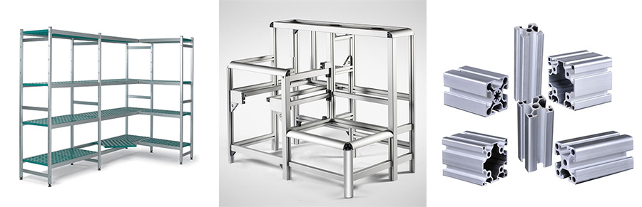 Aluminium Goods Shelves Turn