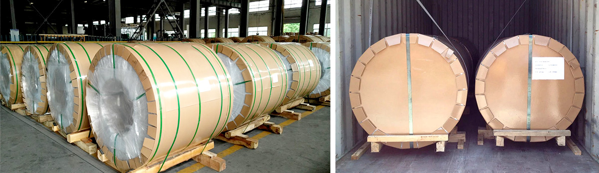 Packing of Aluminium Coil  