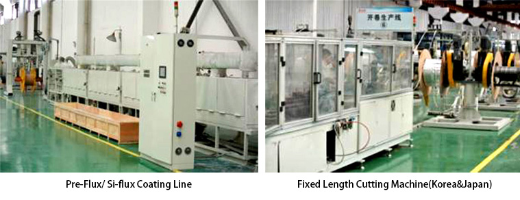 Pre-flux/Si0flux Coating Line