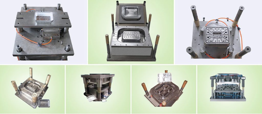 Aluminiumfoil container mould