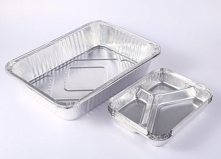 OEM Logo Aluminium Foil for Food Packing Disposable Small Foil Tray Small  Aluminium Foil Container - China Aluminum Foil Containers, Disposable  Aluminum Foil Containers