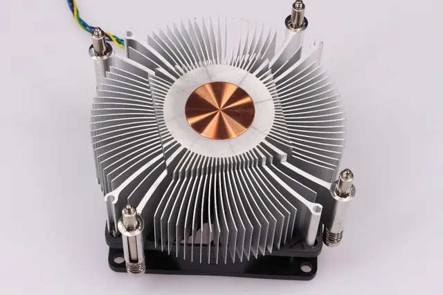 aluminum heat sink with impeller assembled