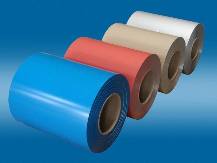 Color-coated aluminum coil