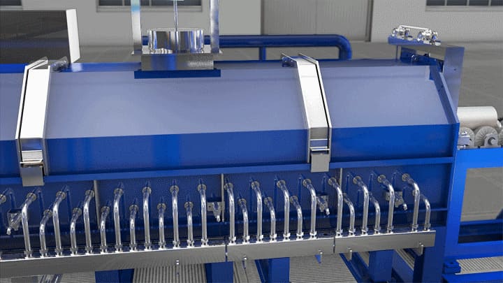 Extrusion process of aluminum profiles