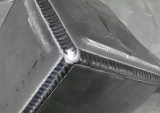 The aluminum alloy gas welding joint