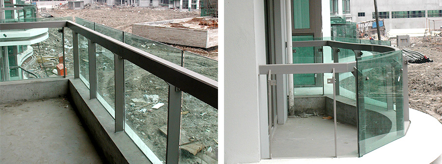 Shape of Aluminium Handrail