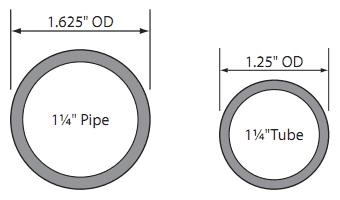 aluminum pipeOD and aluminum tube OD