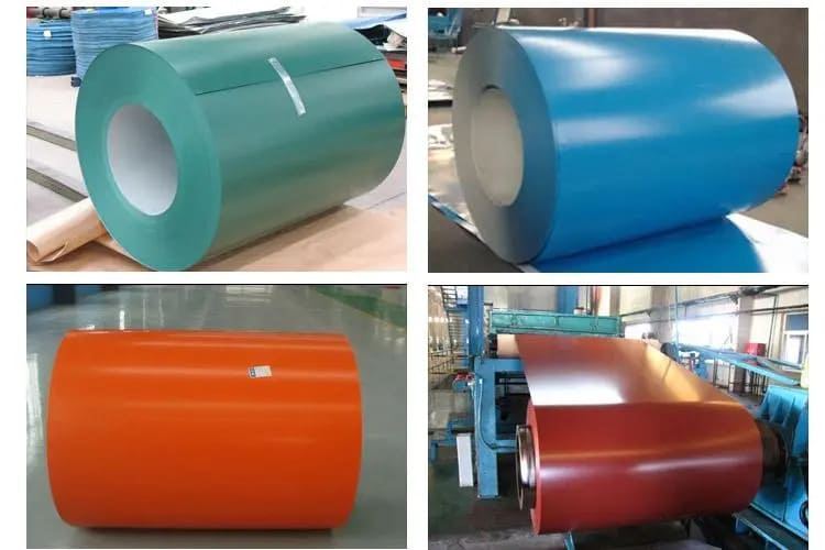 Color coated aluminum coil