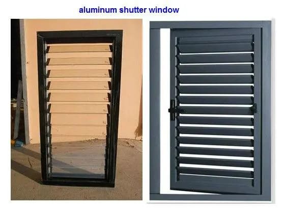 Aluminum shutter for window/door