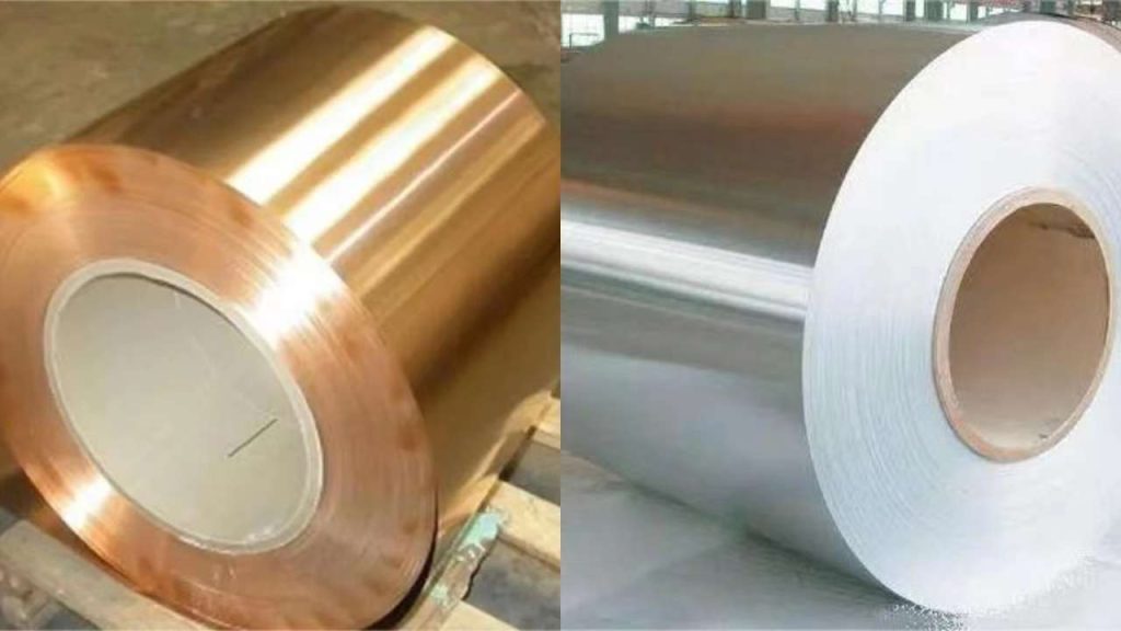 Aluminiumspule und Kupferspule