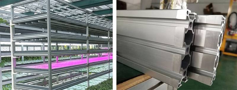 aluminum shelves for warehouse