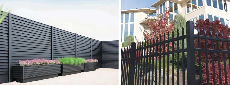 Aluminum fences residential