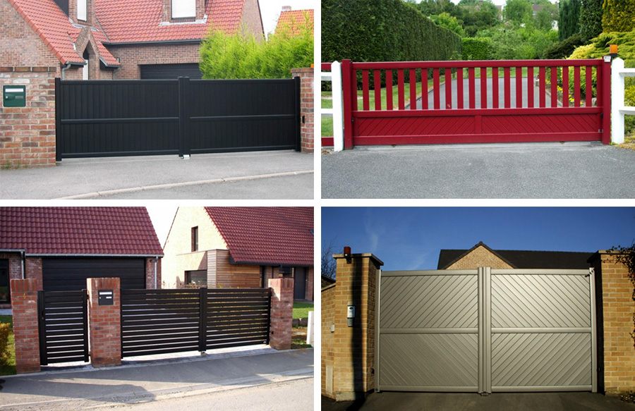 aluminium swing gates application