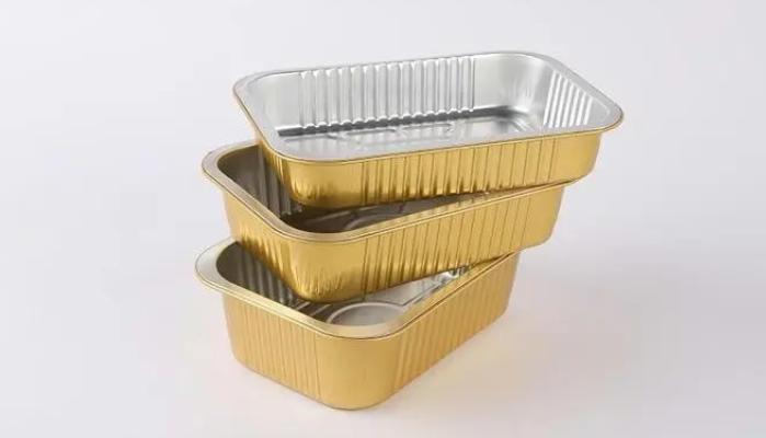 Aluminum foil food containers