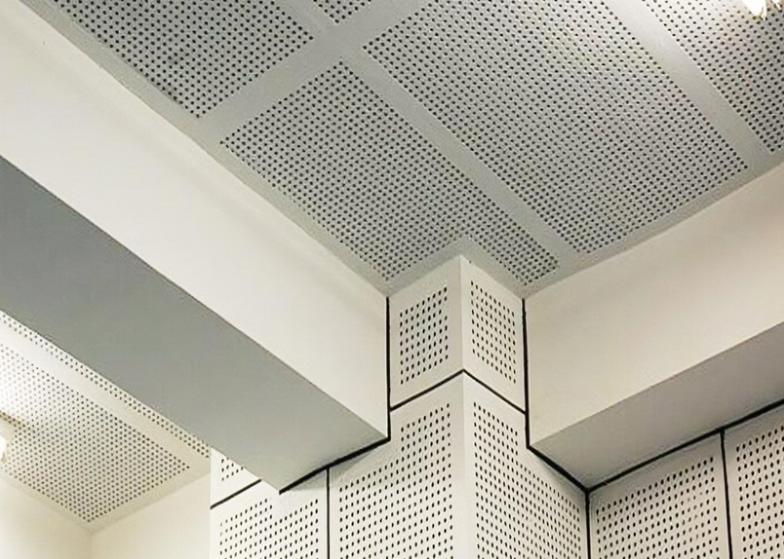 Aluminum sound absorbing panels