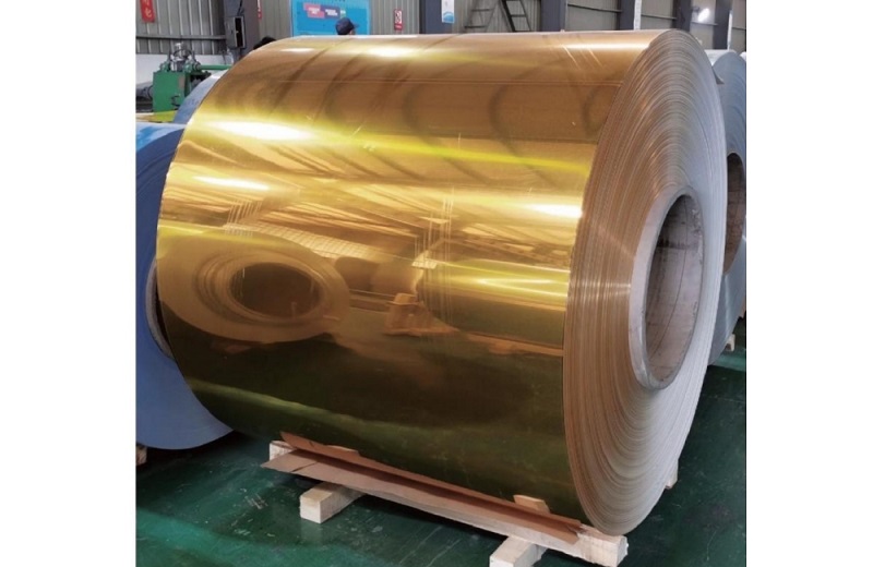 Mirror color coated aluminum coil