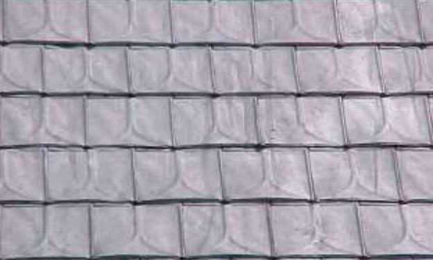 Weathered Antique Aluminum Roof Tiles