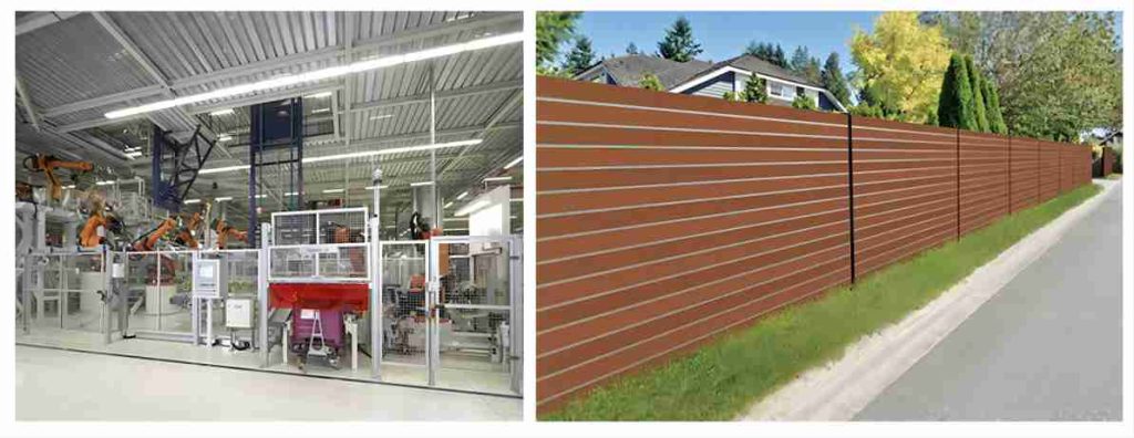 Application of Aluminum Slat Fences