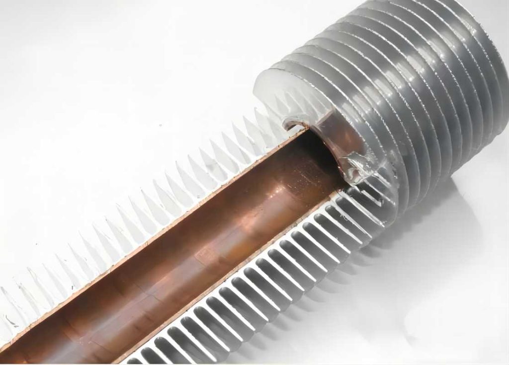 aluminum finned tube for heat exchanger