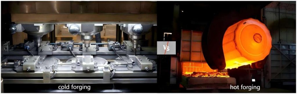 aluminium cold forging vs hot forging
