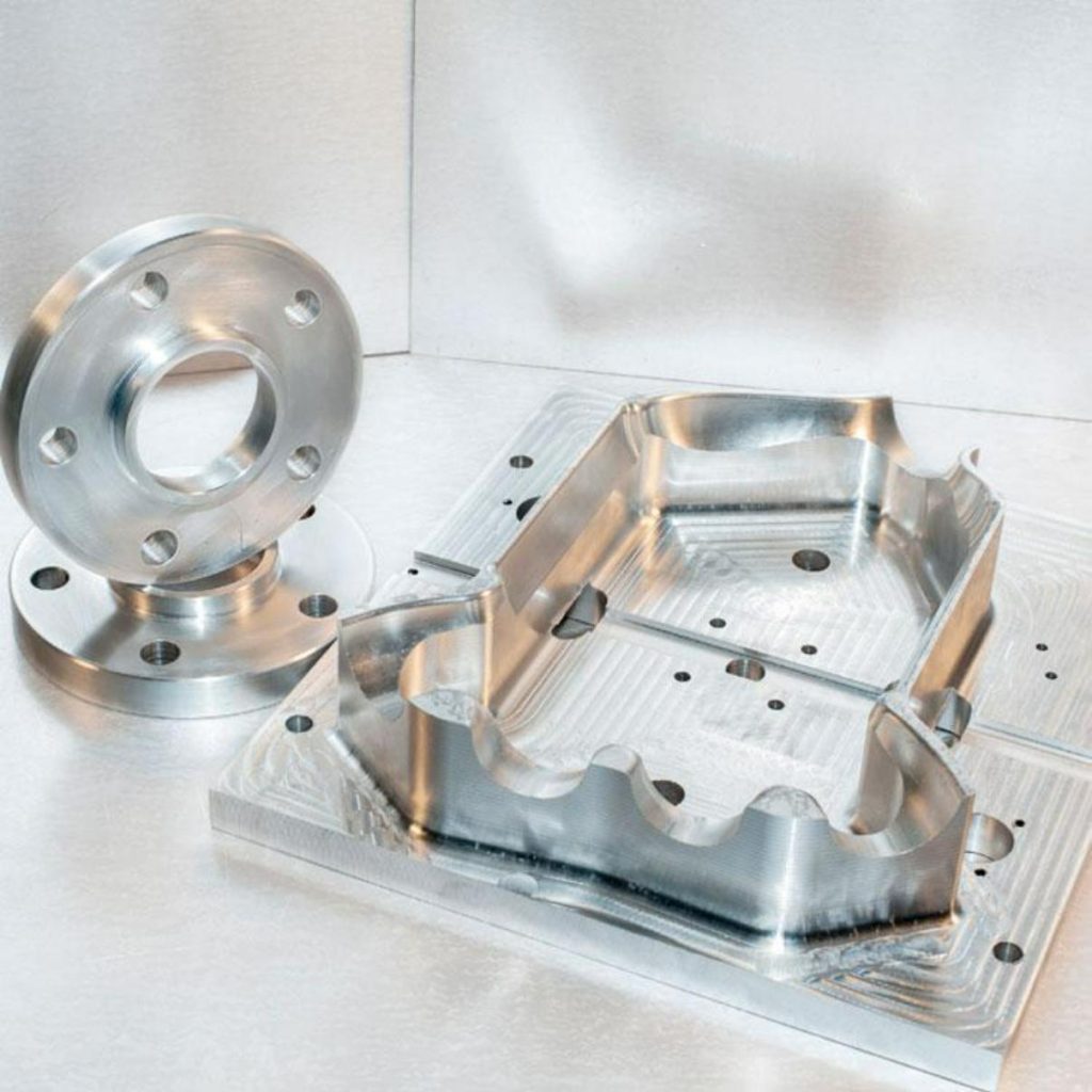 Aluminum block processing parts