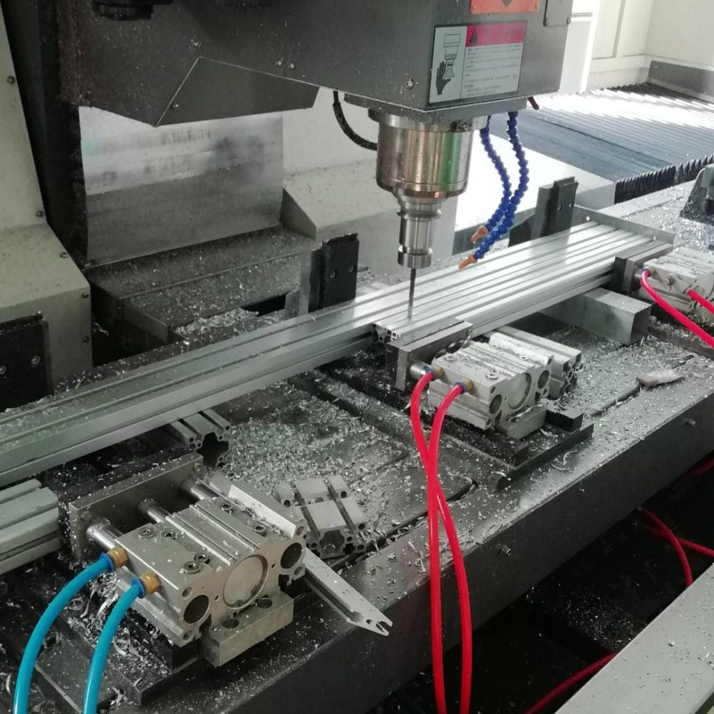 Aluminum profile machining