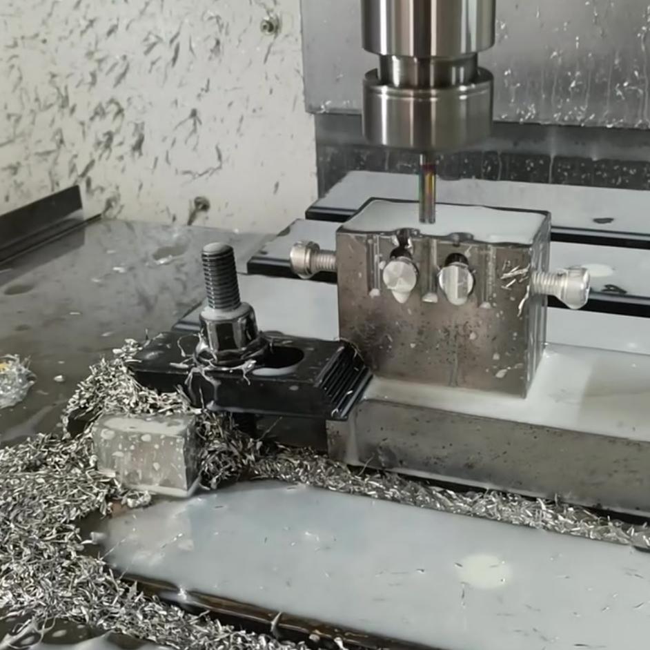 CNC machining aluminum block