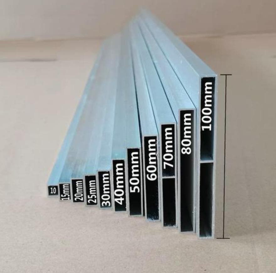 aluminium rectangular box section sizes