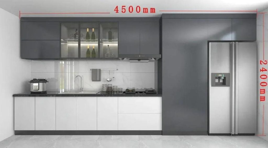 aluminium cupboard size