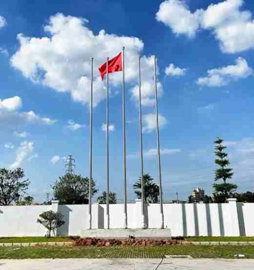 Aluminum alloy flagpole