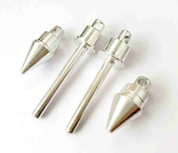Tapered aluminum alloy club head accessories