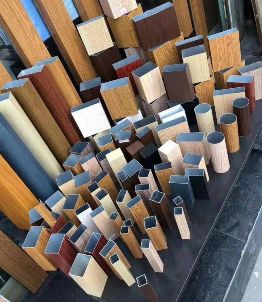 aluminum square tubes with surface treatments