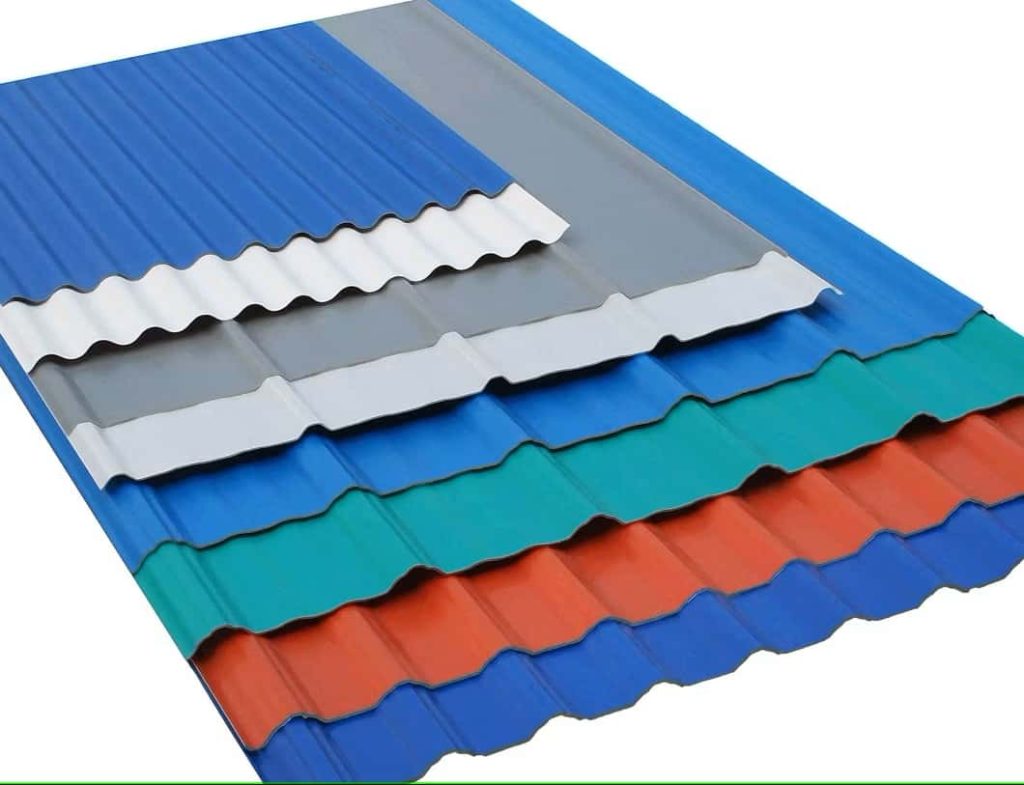 color coated aluminium roofing