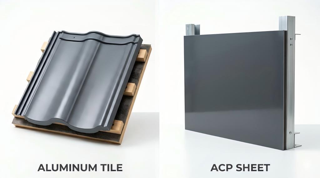 Aluminum Tile vs ACP Sheet