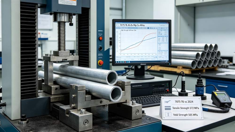 High Strength Airframe aluminum Tube testing