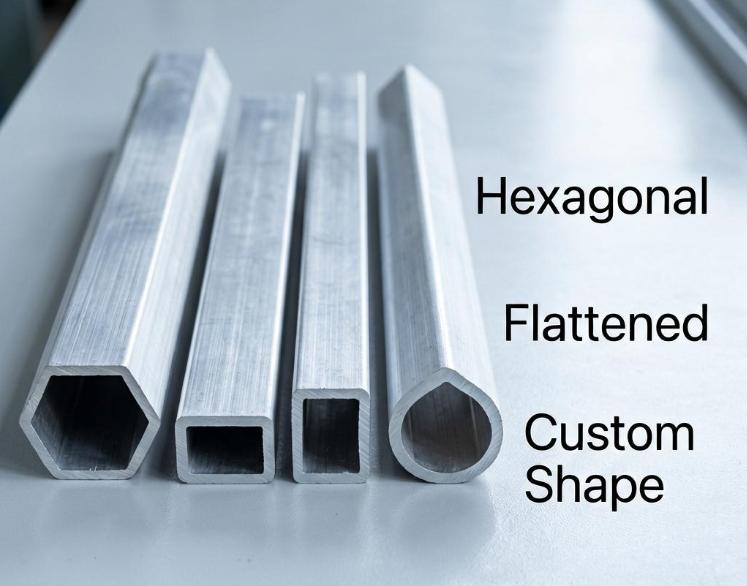 Different shape of drawn aluminum tube
