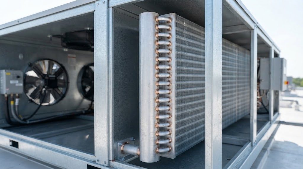 Round Header Pipe in Conventional HVAC Application