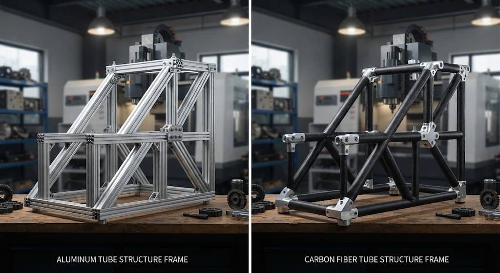 Aluminum Tube vs Carbon Fiber Tube
